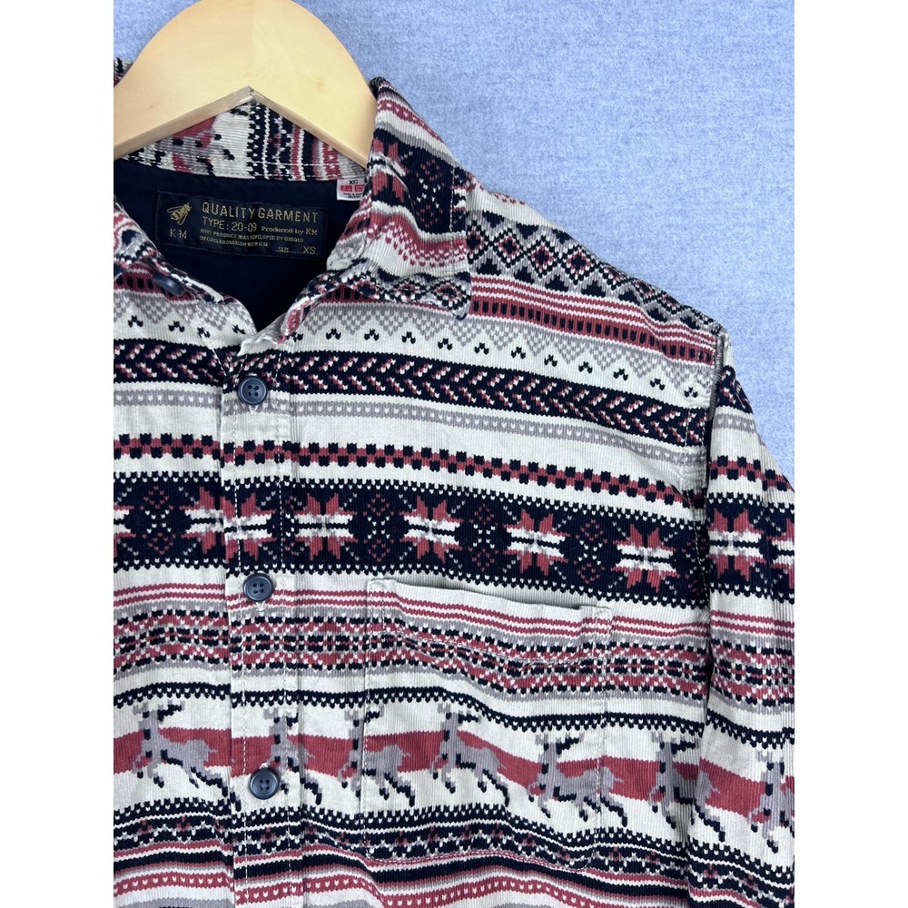 Uniqlo x KM Mens XS Shirt Holiday Type 20-09 Aztec Quality Garment‎